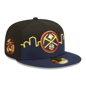 59fifty New Era Denver Nuggets NBA Tip Off 2022 Fitted Gorras Negros | NXBSY-3690