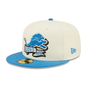 59fifty New Era Detroit Lions NFL Sideline 2022 Fitted Gorras Blancos | KOLNX-6849