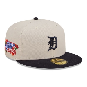 59fifty New Era Detroit Tigers Fall Classic Fitted Gorras Blancos | XRTYN-0426