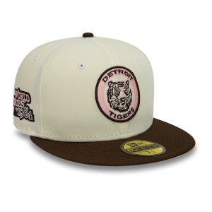 59fifty New Era Detroit Tigers Fitted Gorras Blancos | NXWYG-2976