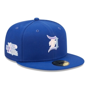 59fifty New Era Detroit Tigers MLB Nightbreak Team Fitted Gorras Azules | TVINM-8021
