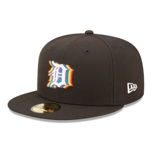 59fifty New Era Detroit Tigers MLB Prismatic Fitted Gorras Negros | VWUYZ-5071
