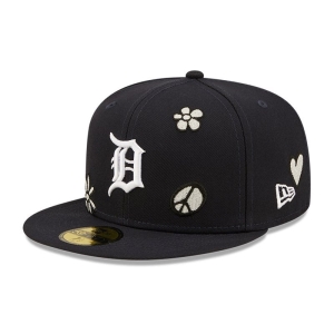 59fifty New Era Detroit Tigers MLB Sunlight Pop Gorras Azules | MSZWD-1382