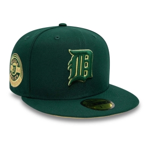 59fifty New Era Detroit Tigers World Series Fitted Gorras Verdes | NDJCI-6920