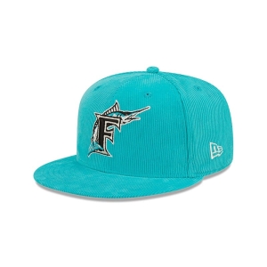 59fifty New Era Florida Marlins Cooperstown Fitted Gorras Azules | EJWYD-6742