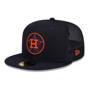 59fifty New Era Houston Astros MLB Batting Practice Gorras Azules | BIOML-0358