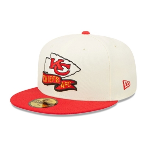 59fifty New Era Kansas City Chiefs NFL Sideline 2022 Fitted Gorras Blancos | XEVDT-0415