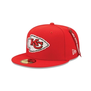 59fifty New Era Kansas City Chiefs X Alpha Industries Fitted Gorras Rojos | ASOJQ-2890