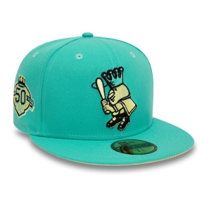 59fifty New Era Kansas City Royals Pastel Fitted Gorras Verdes | KBVXH-9186