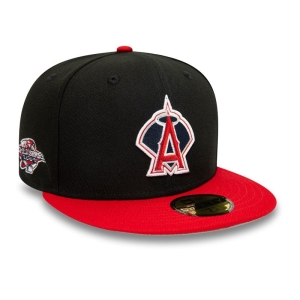 59fifty New Era La Angels 2002 World Series Fitted Gorras Negros | NXMQG-8704