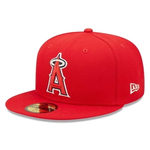 59fifty New Era La Angels Authentic On Field Gorras Marrom | FXMWD-5431