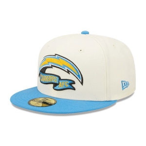 59fifty New Era La Chargers NFL Sideline 2022 Fitted Gorras Blancos | CSMIJ-7459