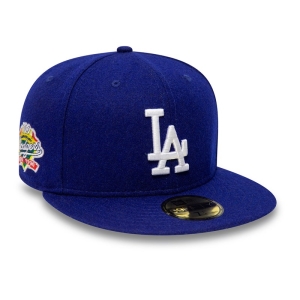 59fifty New Era La Dodgers Anniversary Fitted Gorras Azules | EAIXM-0657