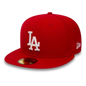 59fifty New Era La Dodgers Essential Gorras Rojos | EQNYP-3472