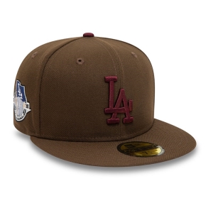 59fifty New Era La Dodgers Fall Colours Fitted Gorras Marrom | UOVAZ-2648