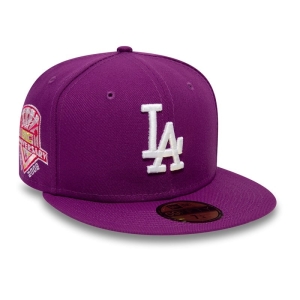 59fifty New Era La Dodgers Fitted Gorras Morados | CGULY-4563