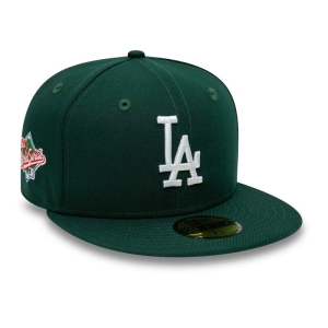 59fifty New Era La Dodgers Forest Fitted Gorras Verdes | SCKPH-4186