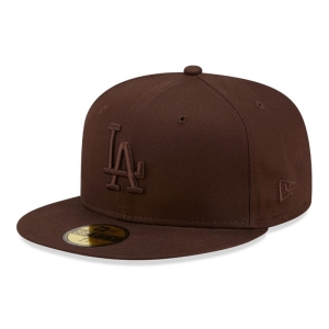 59fifty New Era La Dodgers League Essential Fitted Gorras Marrom | QLWCP-2357