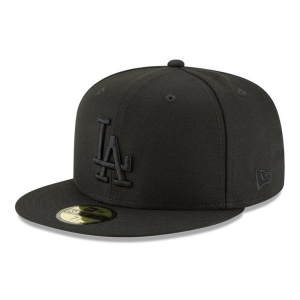 59fifty New Era La Dodgers MLB Basic Fitted Gorras Negros | LTXGI-4012