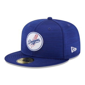 59fifty New Era La Dodgers MLB Clubhouse Fitted Gorras Azules | BPWYM-0136