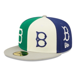 59fifty New Era La Dodgers MLB Logo Pinwheel Fitted Gorras Multi | PNVUW-4756