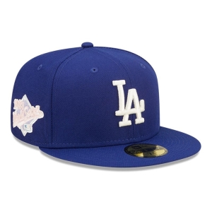 59fifty New Era La Dodgers MLB Pop Sweat Fitted Gorras Azules | DGBYF-5207