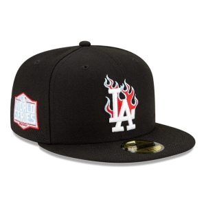 59fifty New Era La Dodgers MLB Team Fire Gorras Negros | WVBPI-0457