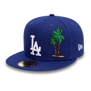 59fifty New Era La Dodgers Palm Taco Fitted Gorras Azules | HLSXC-4713