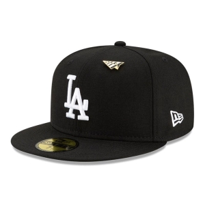 59fifty New Era La Dodgers Paper Planes X MLB Fitted Gorras Negros | OFZPK-5290
