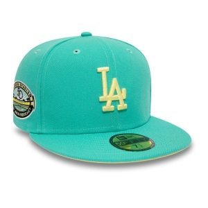 59fifty New Era La Dodgers Pastel Fitted Gorras Verdes | OAXJD-6138