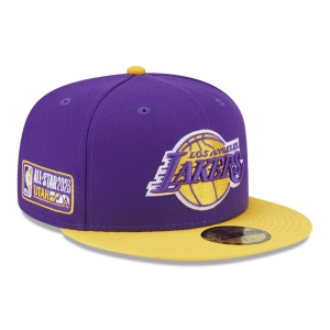 59fifty New Era La Lakers NBA All Star Game Fitted Gorras Morados | IQKHZ-3560