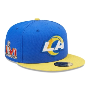 59fifty New Era La Rams Ne Letterman Fitted Gorras Azules | EVCHF-8740