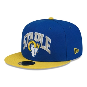 59fifty New Era La Rams X Staple Fitted Gorras Azules | ZMSUA-4729