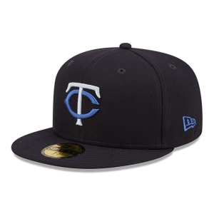 59fifty New Era Minnesota Twins Monocamo Fitted Gorras Azules | EFVOM-8032