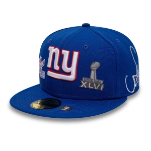 59fifty New Era New York Giants Historic Champs Fitted Gorras Azules | DRKIF-7650