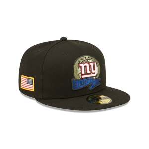 59fifty New Era New York Giants NFL Salute To Service Fitted Gorras Negros | HDZUQ-6045