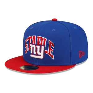 59fifty New Era New York Giants X Staple Fitted Gorras Azules | RAFTD-3629