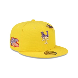 59fifty New Era New York Mets Icy Pop Fitted Gorras Amarillos | XNSEI-6328