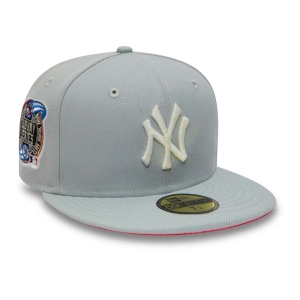 59fifty New Era New York Yankees Basics Fitted Gorras Grises | UOTKX-7396