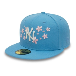 59fifty New Era New York Yankees Blossom Fitted Gorras Azules | DHXGU-2140