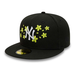 59fifty New Era New York Yankees Blossom Fitted Gorras Negros | FQWNG-8093