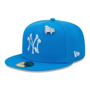 59fifty New Era New York Yankees Day Fitted Gorras Azules | ANHWV-5097