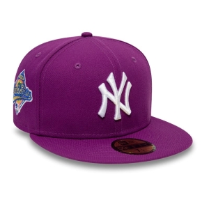 59fifty New Era New York Yankees Fitted Gorras Morados | DFSGE-6829