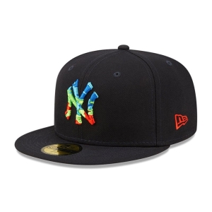 59fifty New Era New York Yankees Infrared Fitted Gorras Azules | VXJMD-4902