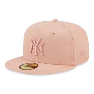 59fifty New Era New York Yankees League Essential Fitted Gorras Rosas | FAYND-7413