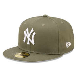 59fifty New Era New York Yankees League Essential Fitted Gorras Verdes | JOKUG-5182
