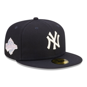 59fifty New Era New York Yankees MLB Pop Sweat Fitted Gorras Azules | BTNIG-2573