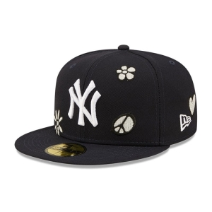 59fifty New Era New York Yankees MLB Sunlight Pop Gorras Azules | JCOKA-3752