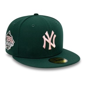 59fifty New Era New York Yankees MLB World Series Gorras Verdes | SFXCZ-6510