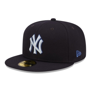 59fifty New Era New York Yankees Monocamo Fitted Gorras Azules | TRAIM-6827
